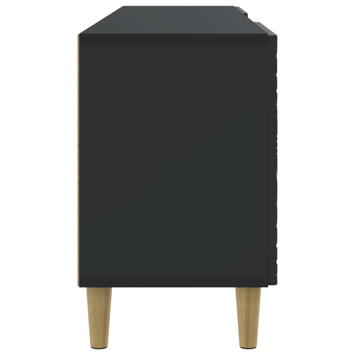 vidaXL Ντουλάπι TV 99 x 34,5 x 50 εκ. Μαύρο Επεξεργασμένο Ξύλο