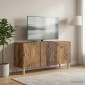 vidaXL Ντουλάπι TV 99 x 34,5 x 50 εκ. Παλαιωμένο ξύλο