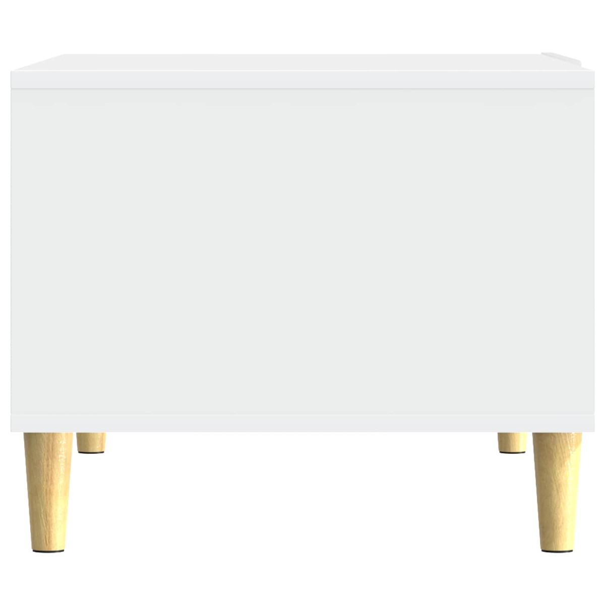 vidaXL Τραπεζάκι σαλονιού Λευκό 90 x 50 x 40 cm Επεξεργασμένο Ξύλο