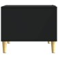 vidaXL Τραπεζάκι σαλονιού Μαύρο 50 x 49 x 40 εκ Επεξεργασμένο Ξύλο