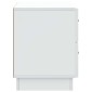 vidaXL Κομοδίνο Λευκό 62 x 34,5 x 44,5 εκ Επεξεργασμένο Ξύλο
