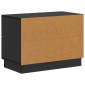 vidaXL Κομοδίνο Μαύρο 62 x 34,5 x 44,5 εκ Επεξεργασμένο Ξύλο