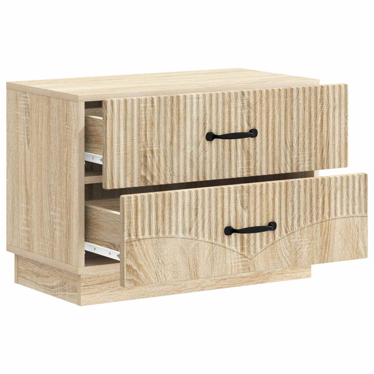 vidaXL Κομοδίνο Sonoma Δρυς 62 x 34,5 x 44,5 εκ Επεξεργασμένο Ξύλο