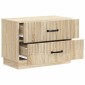 vidaXL Κομοδίνο Sonoma Δρυς 62 x 34,5 x 44,5 εκ Επεξεργασμένο Ξύλο