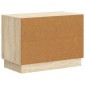 vidaXL Κομοδίνο Sonoma Δρυς 62 x 34,5 x 44,5 εκ Επεξεργασμένο Ξύλο