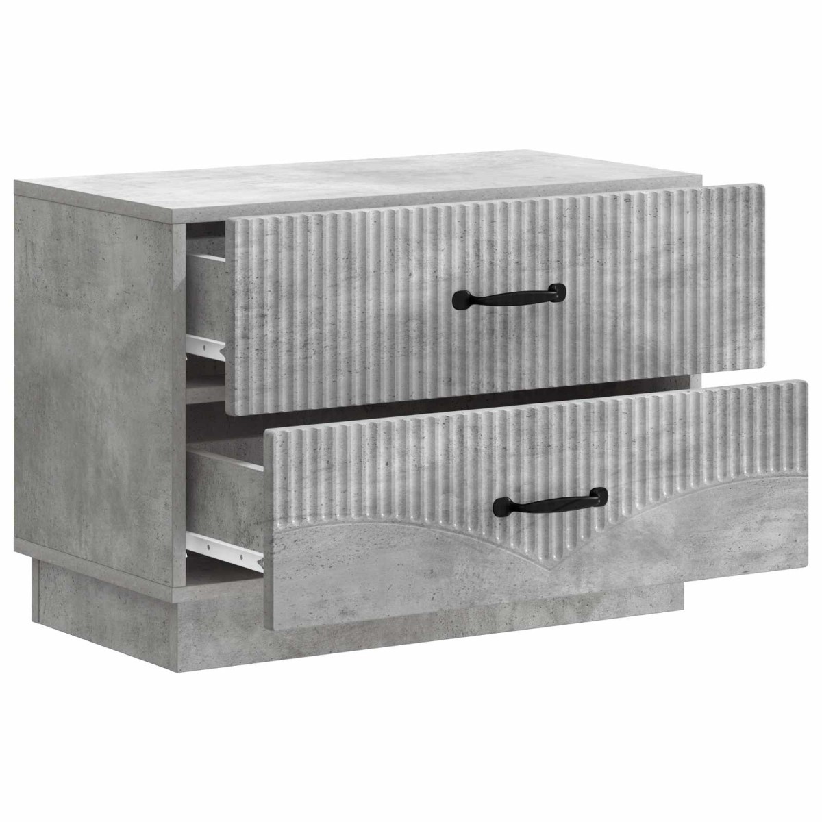 vidaXL Κομοδίνο Γκρι Σκυροδέματος 62 x 34,5 x 44,5 εκ