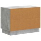 vidaXL Κομοδίνο Γκρι Σκυροδέματος 62 x 34,5 x 44,5 εκ