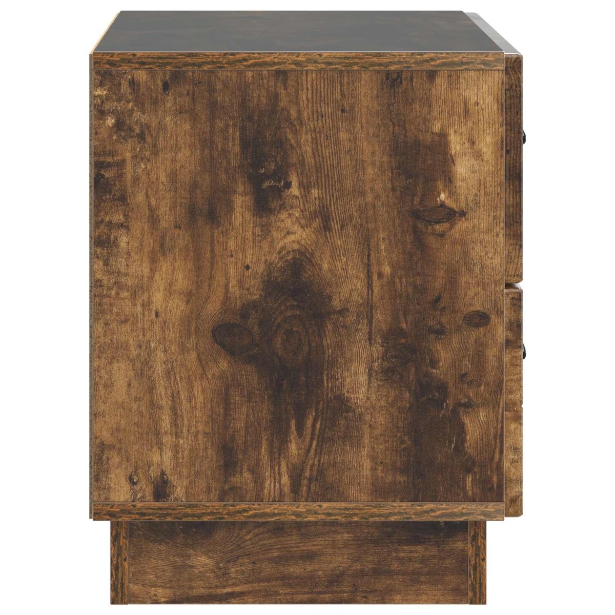 vidaXL Κομοδίνο Καπνισμένο Ξύλο Δρυός 62 x 34,5 x 44,5 εκ