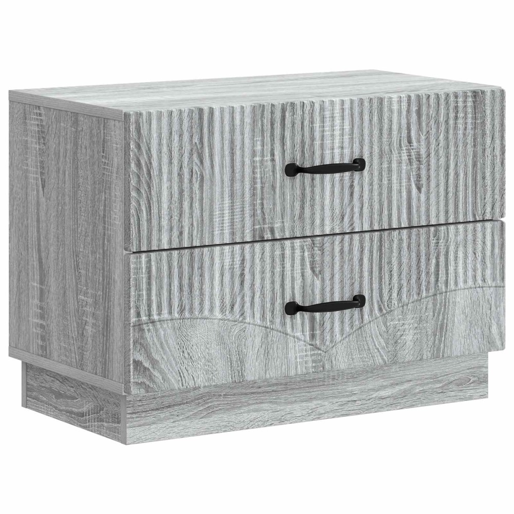 vidaXL Κομοδίνο Γκρι Sonoma 62 x 34,5 x 44,5 εκ Επεξεργασμένο Ξύλο