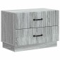 vidaXL Κομοδίνο Γκρι Sonoma 62 x 34,5 x 44,5 εκ Επεξεργασμένο Ξύλο