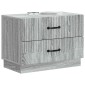 vidaXL Κομοδίνο Γκρι Sonoma 62 x 34,5 x 44,5 εκ Επεξεργασμένο Ξύλο