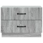 vidaXL Κομοδίνο Γκρι Sonoma 62 x 34,5 x 44,5 εκ Επεξεργασμένο Ξύλο