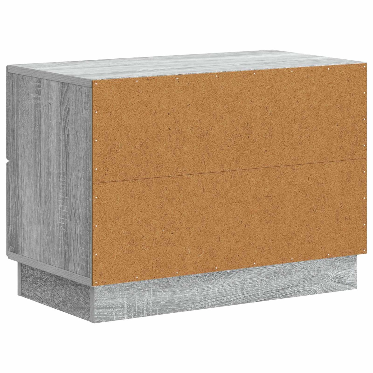 vidaXL Κομοδίνο Γκρι Sonoma 62 x 34,5 x 44,5 εκ Επεξεργασμένο Ξύλο