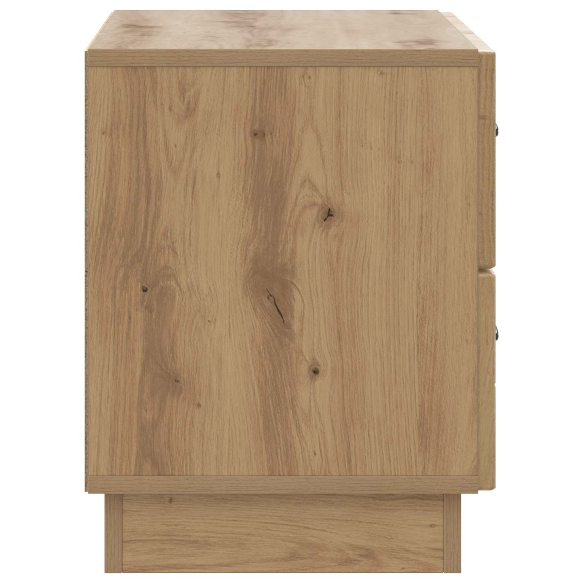 vidaXL Κομοδίνο Artisan Δρυς 62 x 34,5 x 44,5 εκ Επεξεργασμένο Ξύλο