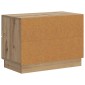 vidaXL Κομοδίνο Artisan Δρυς 62 x 34,5 x 44,5 εκ Επεξεργασμένο Ξύλο