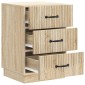 vidaXL Κομοδίνο Sonoma Δρυς 43 x 41 x 63,5 εκ. Επεξεργασμένο Ξύλο