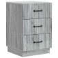 vidaXL Κομοδίνο Γκρι Sonoma 43 x 41 x 63,5 εκ. Επεξεργασμένο Ξύλο