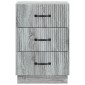 vidaXL Κομοδίνο Γκρι Sonoma 43 x 41 x 63,5 εκ. Επεξεργασμένο Ξύλο