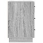 vidaXL Κομοδίνο Γκρι Sonoma 43 x 41 x 63,5 εκ. Επεξεργασμένο Ξύλο
