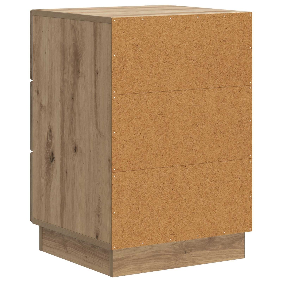 vidaXL Κομοδίνο Artisan Δρυς 43 x 41 x 63,5 εκ. Επεξεργασμένο Ξύλο