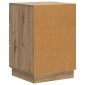 vidaXL Κομοδίνο Artisan Δρυς 43 x 41 x 63,5 εκ. Επεξεργασμένο Ξύλο