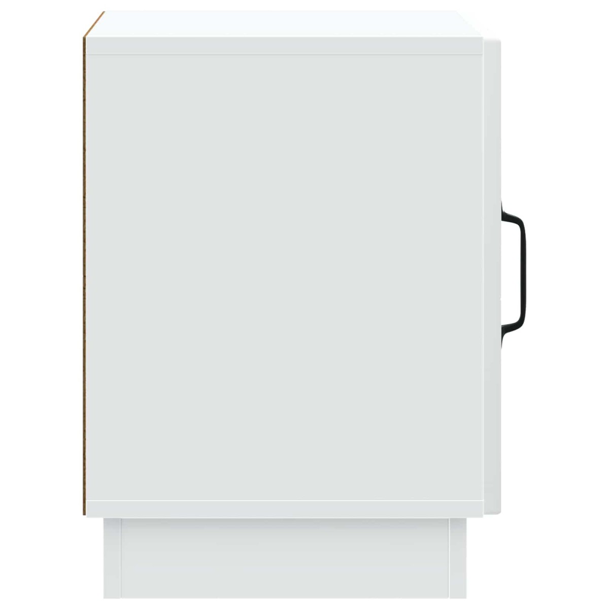 vidaXL Κομοδίνο Λευκό 43 x 34,5 x 47 εκ. Επεξεργασμένο Ξύλο