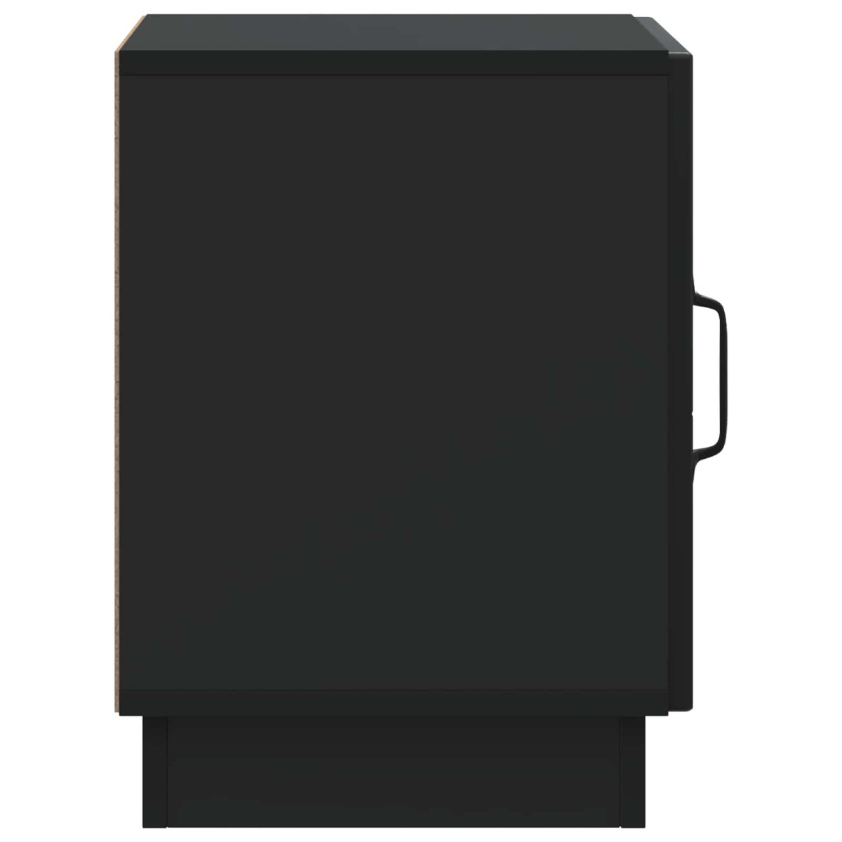 vidaXL Κομοδίνο Μαύρο 43 x 34,5 x 47 εκ. Επεξεργασμένο Ξύλο