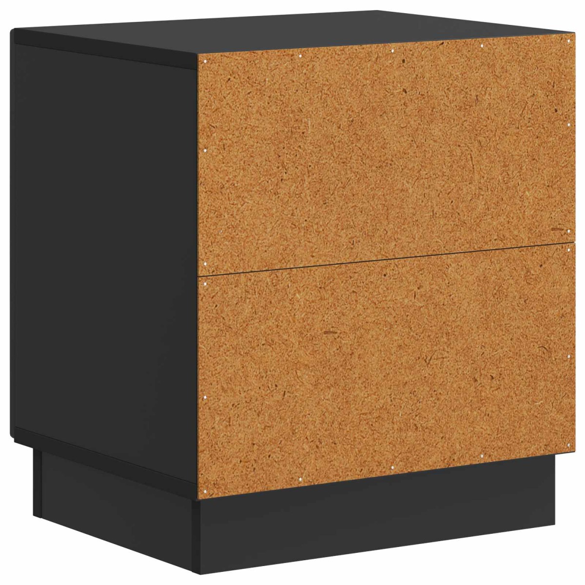 vidaXL Κομοδίνο Μαύρο 43 x 34,5 x 47 εκ. Επεξεργασμένο Ξύλο