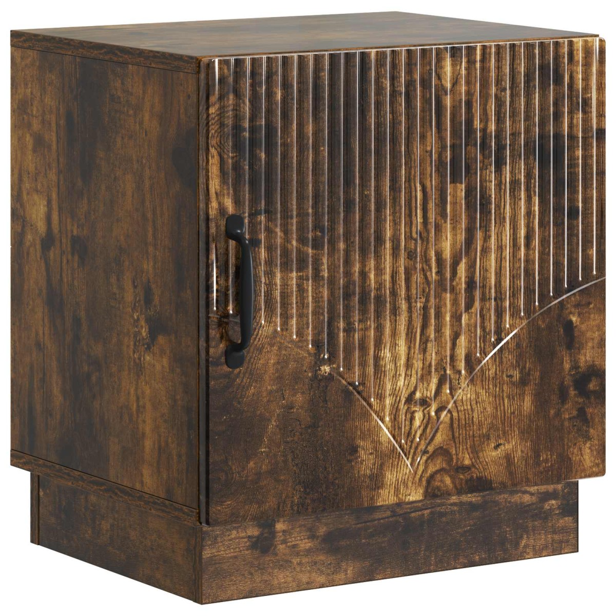 vidaXL Κομοδίνο Καπνισμένο Ξύλο Δρυός 43 x 34,5 x 47 εκ.