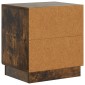 vidaXL Κομοδίνο Καπνισμένο Ξύλο Δρυός 43 x 34,5 x 47 εκ.