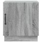vidaXL Κομοδίνο 2 τμχ. Γκρι Sonoma 43 x 34,5 x 47 εκ.