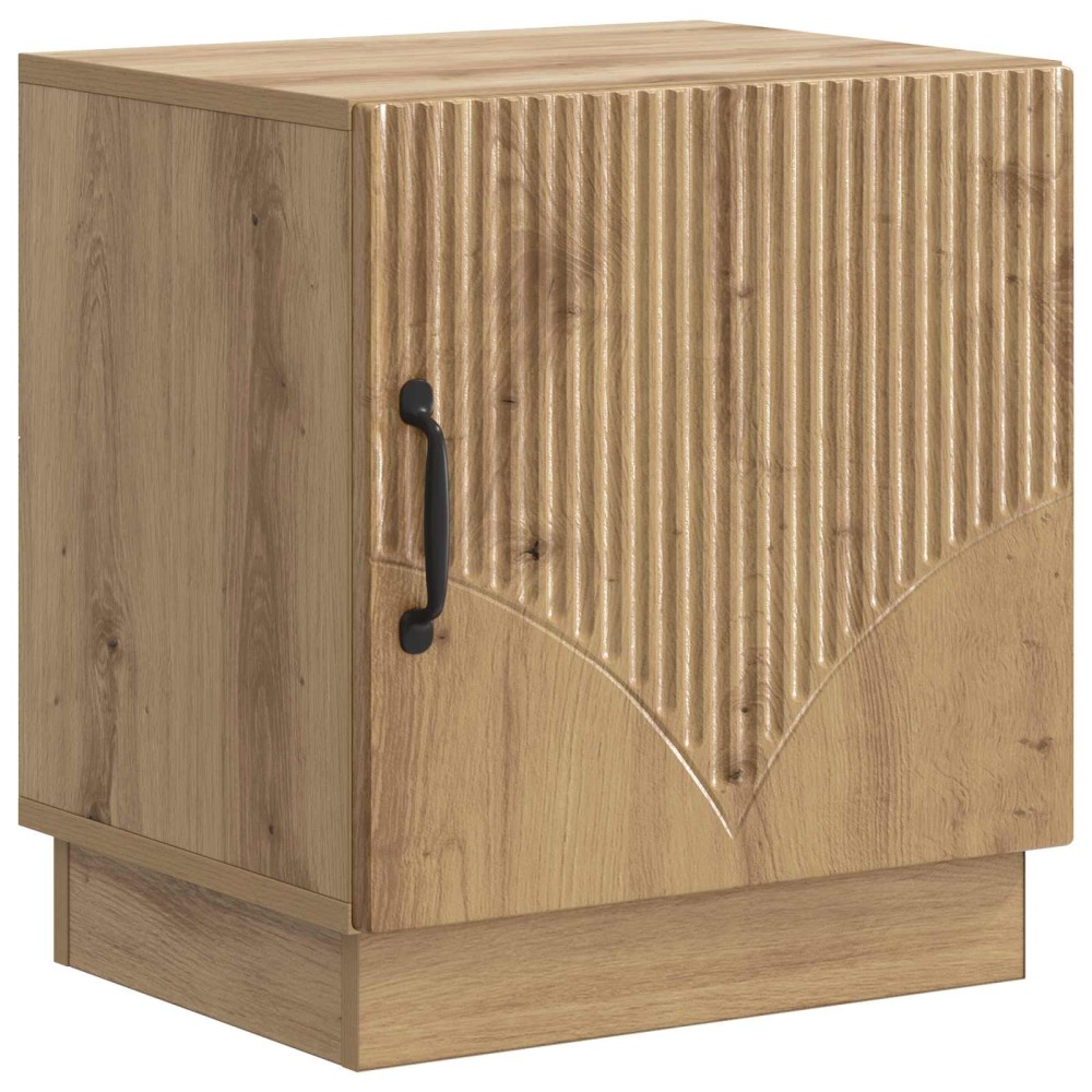 vidaXL Κομοδίνο Artisian Δρυς 43 x 34,5 x 47 εκ. Επεξεργασμένο Ξύλο