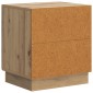 vidaXL Κομοδίνο Artisian Δρυς 43 x 34,5 x 47 εκ. Επεξεργασμένο Ξύλο