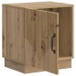 vidaXL Κομοδίνο 2 τμχ. Artisian Δρυς 43 x 34,5 x 47 εκ.