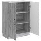 vidaXL Πλαϊνό γραφείο Γκρι Sonoma 66 x 34,5 x 87 εκ.