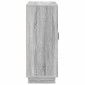 vidaXL Πλαϊνό γραφείο Γκρι Sonoma 66 x 34,5 x 87 εκ.