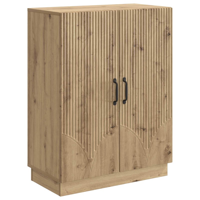 vidaXL Πλαϊνό γραφείο Artisan Δρυς 66 x 34,5 x 87 εκ.