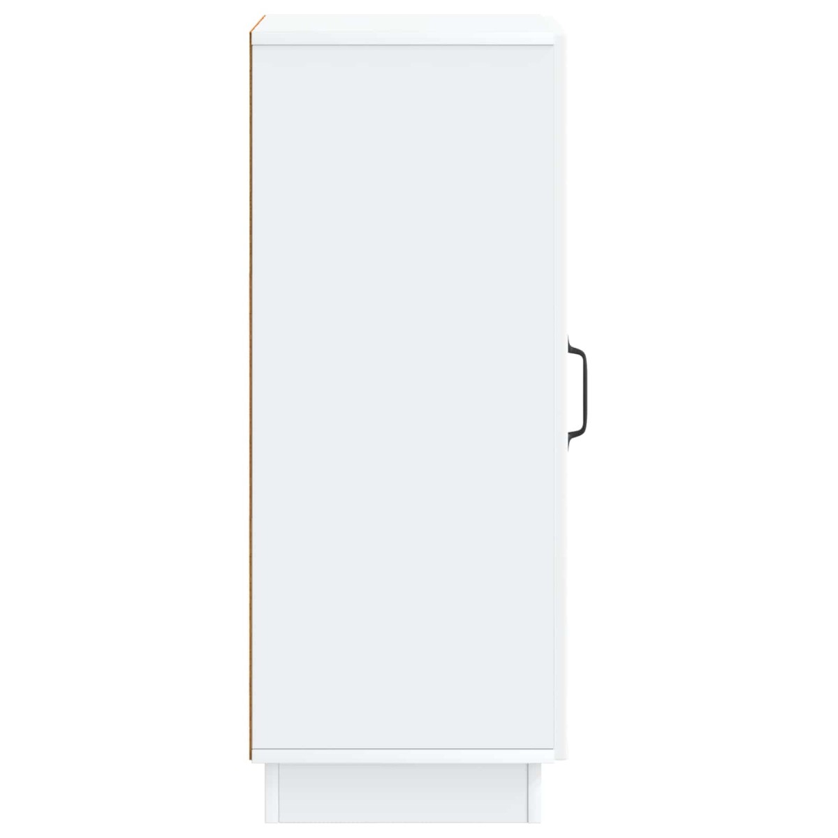 vidaXL Πλαϊνό γραφείο Λευκό 33 x 34,5 x 87 εκ. Επεξεργασμένο Ξύλο