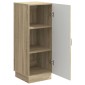 vidaXL Πλαϊνό γραφείο Sonoma Δρυς 33 x 34,5 x 87 εκ.
