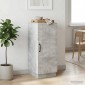 vidaXL Πλαϊνό γραφείο Γκρι Σκυροδέματος 33 x 34,5 x 87 εκ.