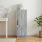 vidaXL Πλαϊνό γραφείο Γκρι Sonoma 33 x 34,5 x 87 εκ.