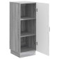vidaXL Πλαϊνό γραφείο Γκρι Sonoma 33 x 34,5 x 87 εκ.