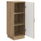 vidaXL Πλαϊνό γραφείο Artisan Δρυς 33 x 34,5 x 87 εκ.