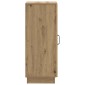 vidaXL Πλαϊνό γραφείο Artisan Δρυς 33 x 34,5 x 87 εκ.