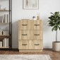 vidaXL Ντουλάπι με Συρτάρια Sonoma Δρυς 66 x 34,5 x 87 εκ.