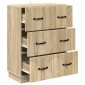 vidaXL Ντουλάπι με Συρτάρια Sonoma Δρυς 66 x 34,5 x 87 εκ.