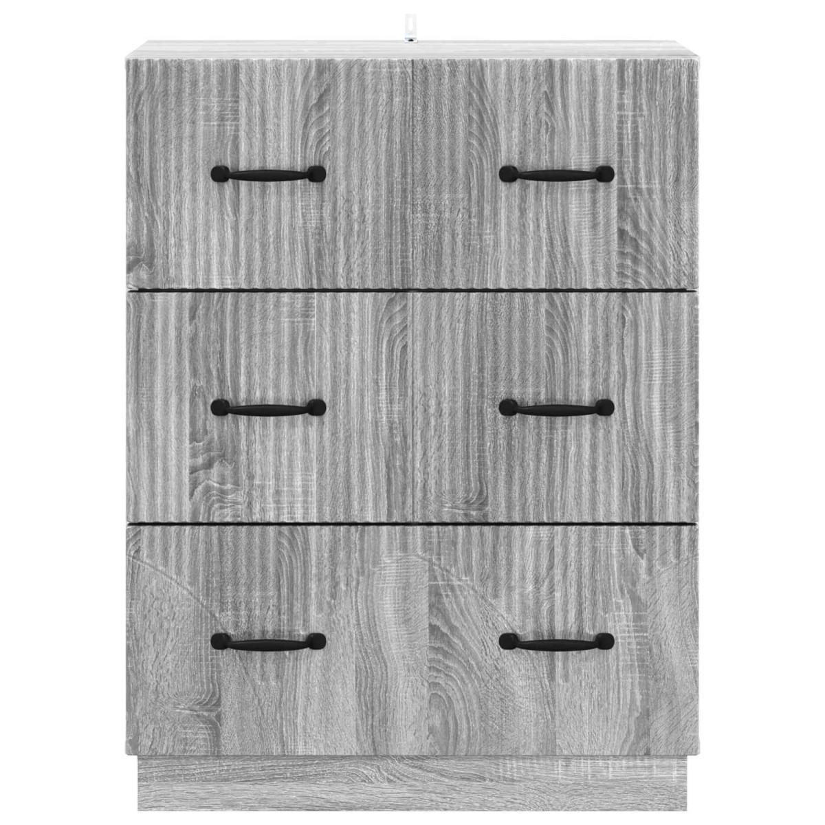 vidaXL Ντουλάπι με Συρτάρια Γκρι Sonoma 66 x 34,5 x 87 εκ.
