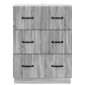 vidaXL Ντουλάπι με Συρτάρια Γκρι Sonoma 66 x 34,5 x 87 εκ.