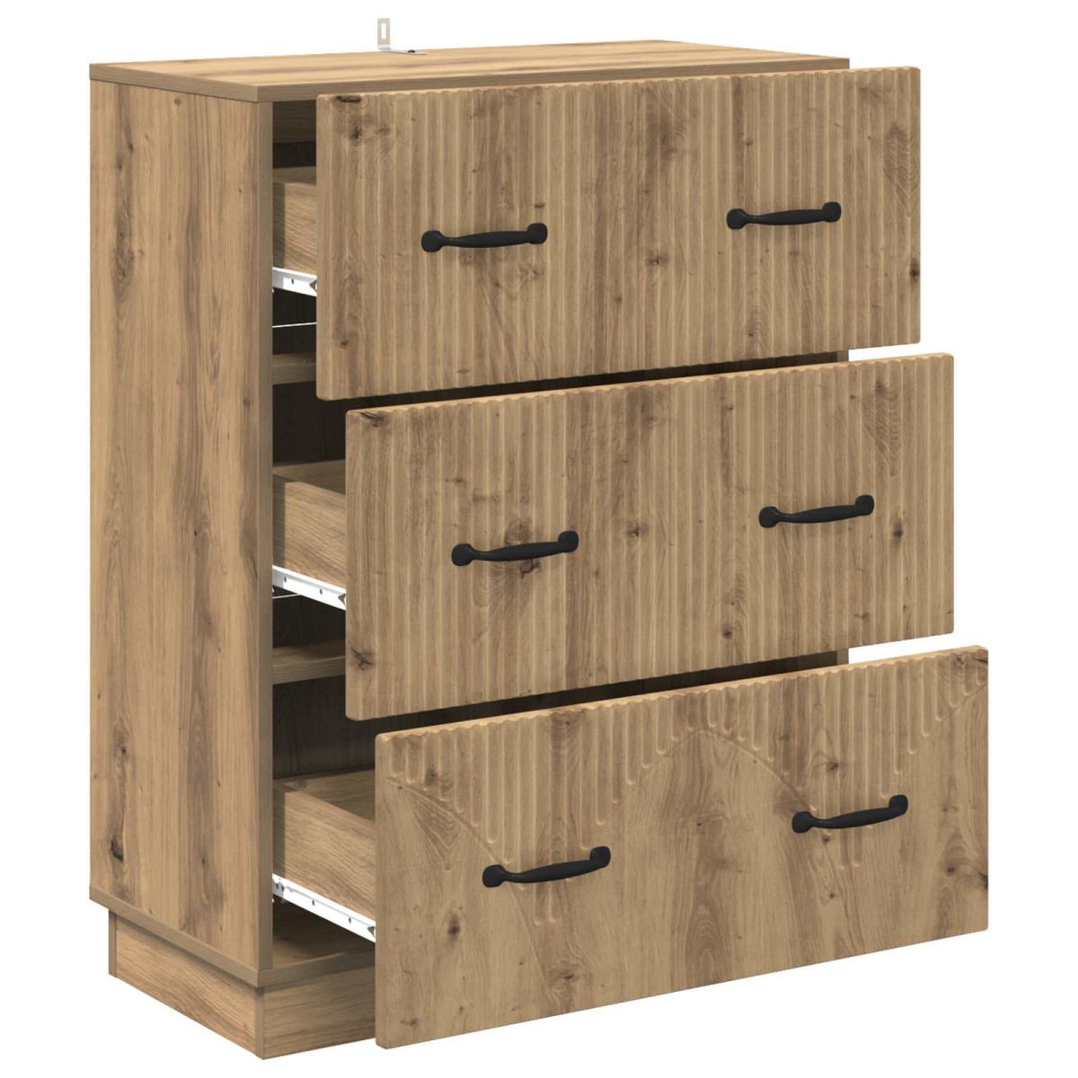 vidaXL Ντουλάπι με Συρτάρια 66 x 34,5 x 87 εκ. Επεξεργασμένο Ξύλο
