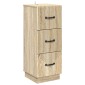 vidaXL Ντουλάπι με Συρτάρια Sonoma Δρυς 33 x 34,5 x 87 εκ.